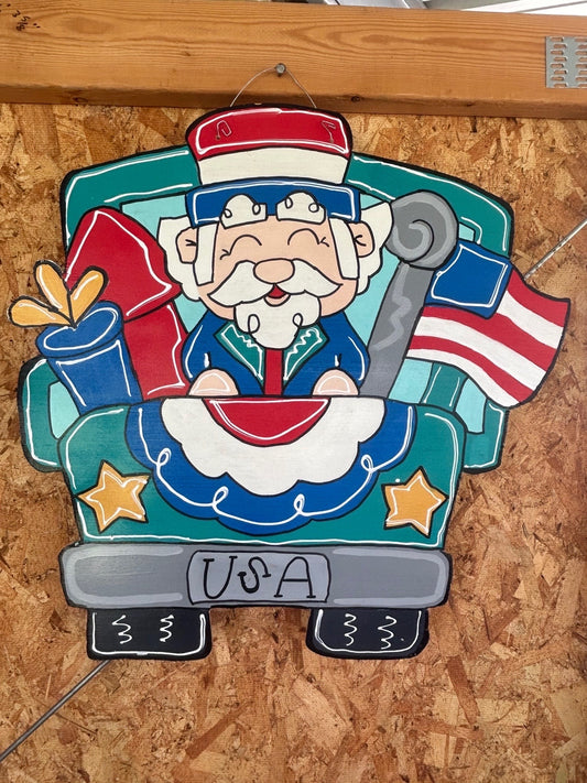 Patriotic truck